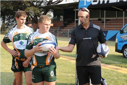 Hoërskool Wonderboom from Pretoria were given the opportunity to train with a rugby legend