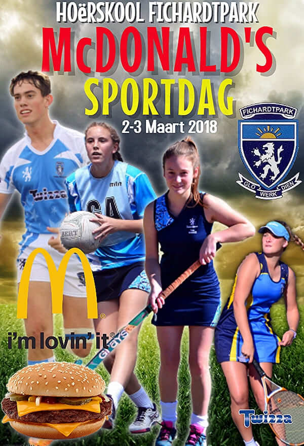 Só gaan die spanne mekaar op Fichardtpark se Sportdag pak