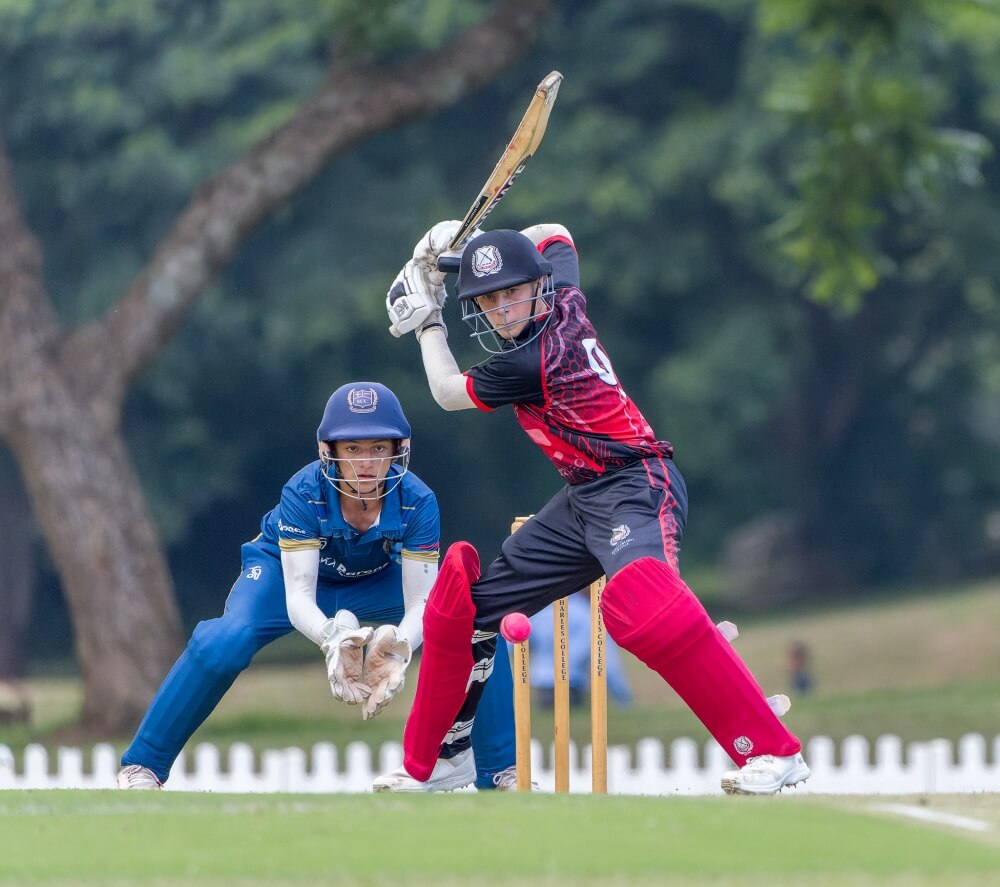 St Charles College kept Maritzburg College to below 100 runs to set themselves up for a 100-ball victory on the ST Charles College Oval on Thursday. Photo: Justin Waldman Sports Photography.