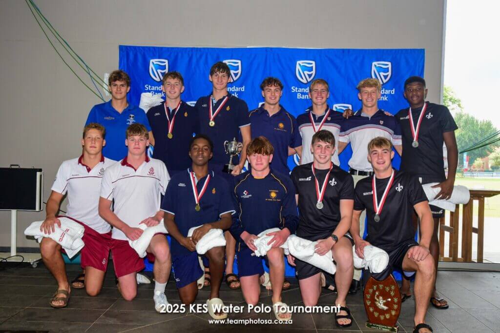 The KES Water Polo Tournament 2025 Team of the Tournament. Photo: Team Photo SA