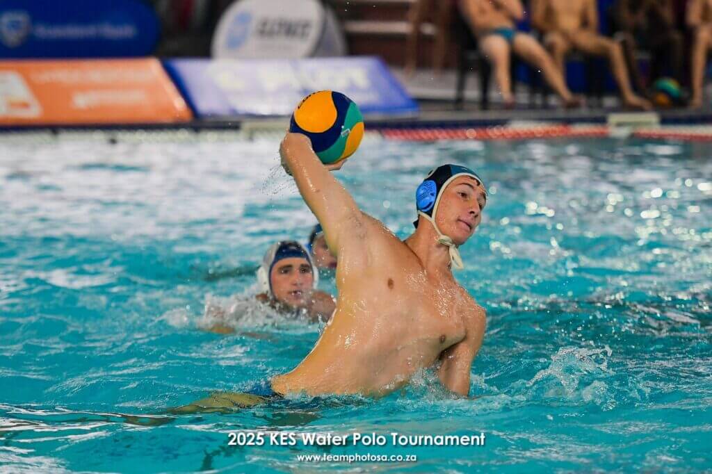 Bishops booked their spot in the semifinals on day two of the KES Water Polo Tournament. Photo: TeamPhoto SA