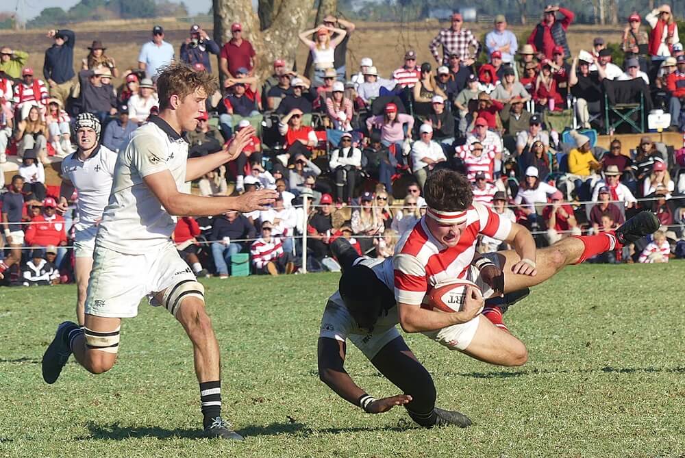 There's no quarter asked or given when Hilton and Michaelhouse clash. Photo: Brad Morgan.