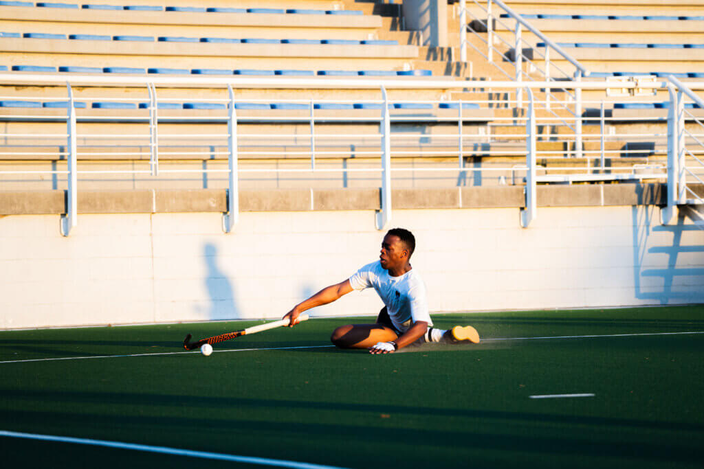 Litha Kraai scored a total of five goals on the opening day of the Cape Town International Hockey Tournament. Photo: Enhanced Sports Media (ES MEDIA)