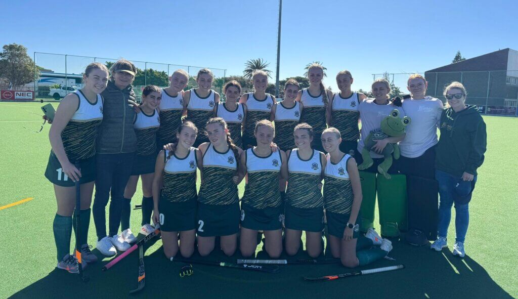 The Eunice High School first-team hockey side in Gqeberha. Photo: Supplied