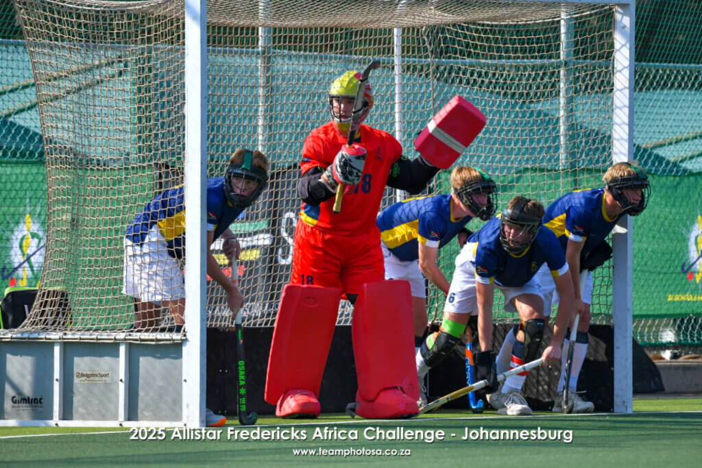 The SA u16B's picked up their second win of the Allister Fredericks Africa Challenge on Wednesday. Photo: TeamPhotoSA