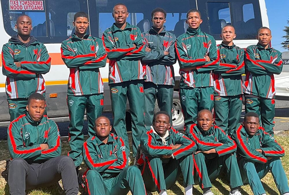 Hentie Cilliers held off Sarel Cilliers to lift the High School Sevens Series, proudly sponsored by Toyota, title at Hoërskool Pionier on Saturday. Photo: Hentie Cilliers on Facebook.