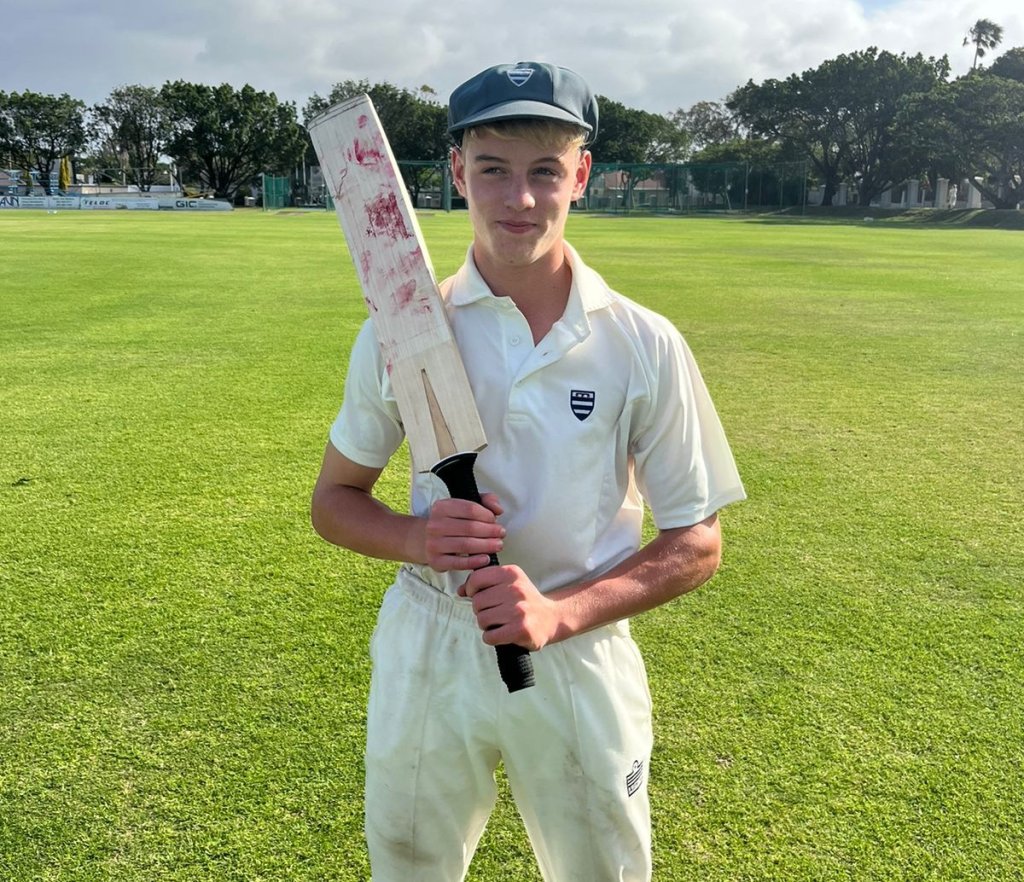 Eliah Booth breaks Grey High record with monstrous triple century