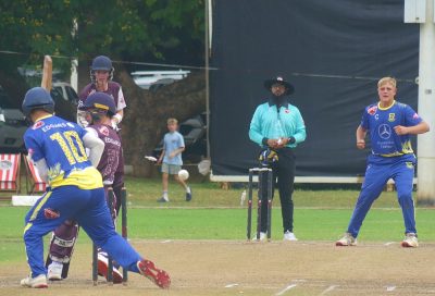 Johan Liebenberg bowled two of the Kearsney top order batsmen in a superb spell that set his side up for victory. Photo: Brad Morgan.