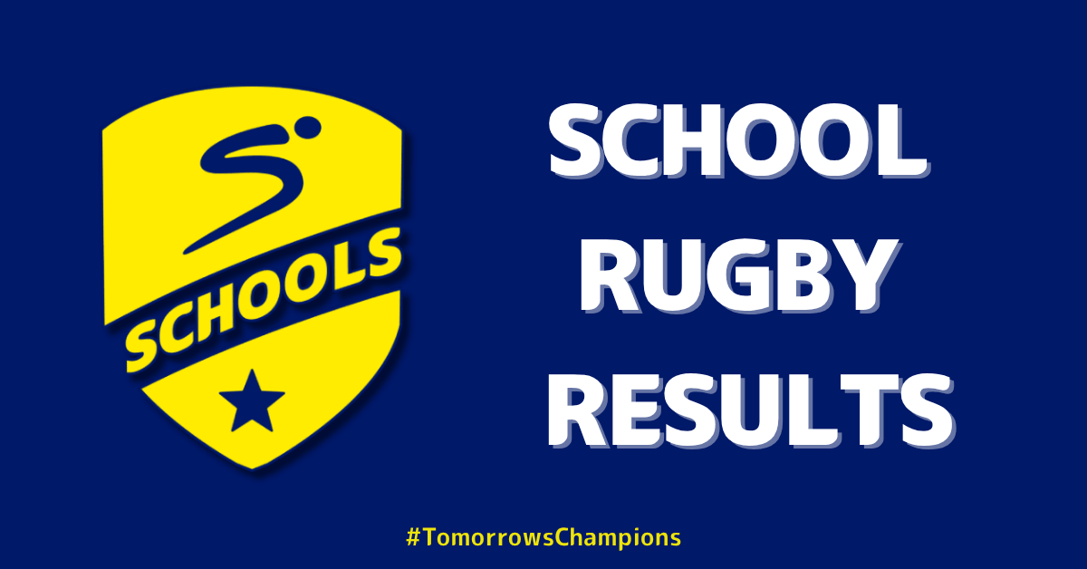 School Rugby Results – 23 May 2026